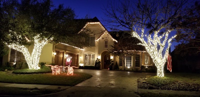 Christmas lights Denton