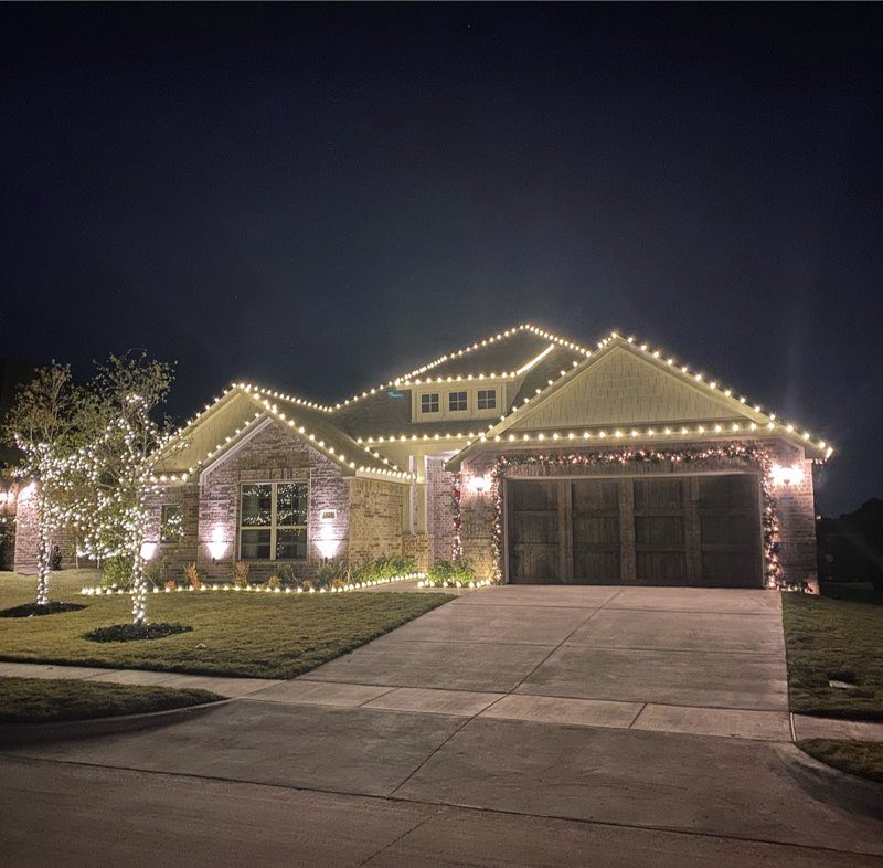 Christmas lights Denton