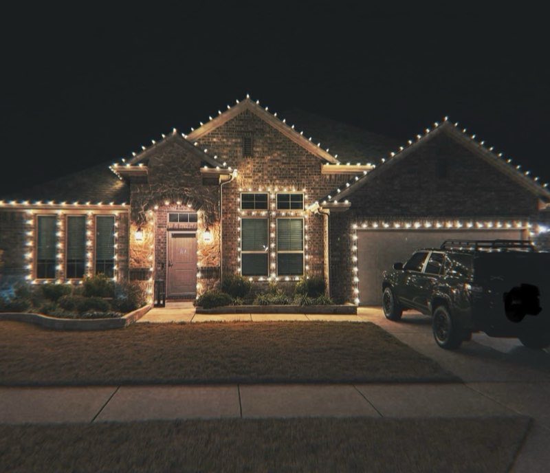 Christmas lights Denton