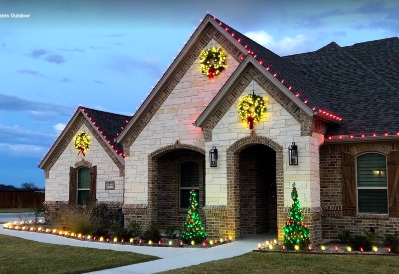 Christmas lights Denton